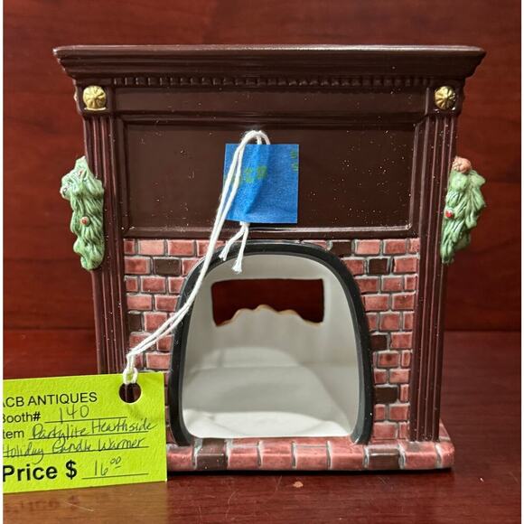 Partylite Hearthside Aroma Wax Melts Warmer Christmas Fireplace Mantle Stockings - Picture 3 of 8
